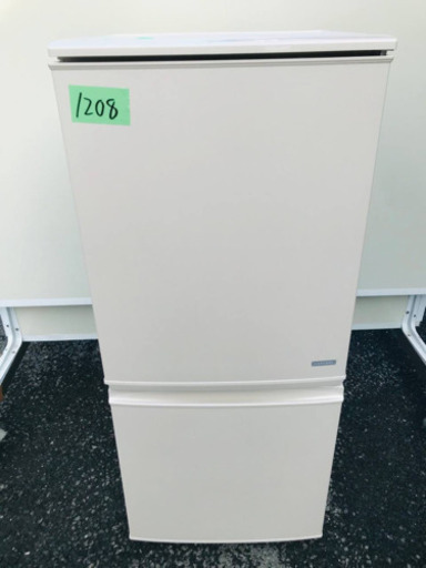 1208番 シャープ✨ノンフロン冷凍冷蔵庫✨SJ-C14Y-C‼️