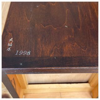 軽井沢彫り　長野県　伝統工芸　ビンテージ　和　三段引き出し　一点もの　手作り