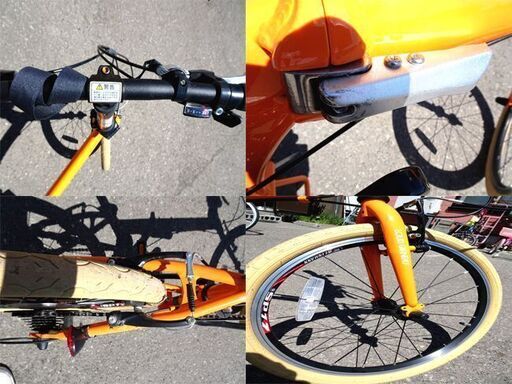 ◇LOUIS GARNEAUE/ルイガノ◇ 折りたたみ 自転車 オレンジ バイク