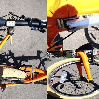 ◇LOUIS GARNEAUE/ルイガノ◇ 折りたたみ 自転車 オレンジ バイク