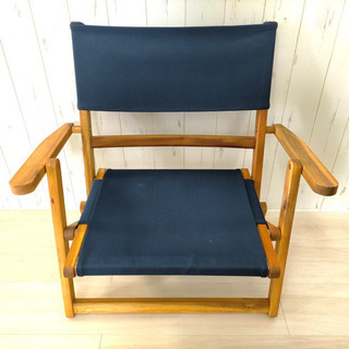 木折りたたみローチェア　座椅子　配送室内設置可能‼︎　R05029