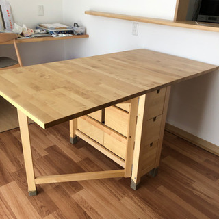 取引可能 美品IKEA ダイニングテーブル NORDEN ノールデン - 家具