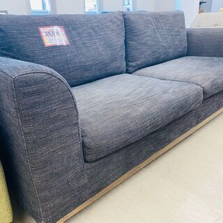 関家具　2.5人掛けソファ❕　ゲート付き軽トラ”無料貸出❕購入後取り置きにも対応 ❕即日配送❕　R553