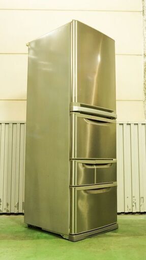 0601 【商談中】【取引中】三菱 MITSUBISHI 5ドア冷蔵庫 MR-K406T-T 401L 動作良好