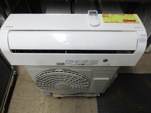 K02324　日立　中古エアコン　主に10畳用　冷2.8kw／暖3.6kw