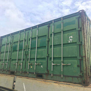 横開き　中古20ft コンテナ　現状
