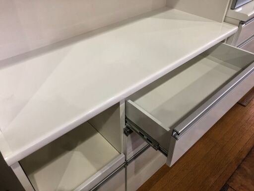 【愛品館市原店】松田家具 スライド扉キッチンボード 【管理IKB007041-104】