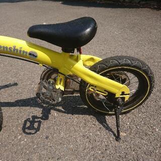 【美品】へんしんバイク　黄色 12インチ へんしんバイク 黄色 12インチ
