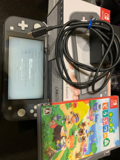 決定済み出品ニンテンドーSwitchライトグレーあつ森ソフト付き