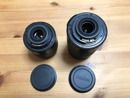 canon EF-S Wズーム　18-55と55-250 セット　中古