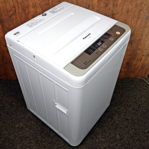 全自動洗濯機(6.0K) パナソニック NA-F60B8 2015年製 中古  J0065
