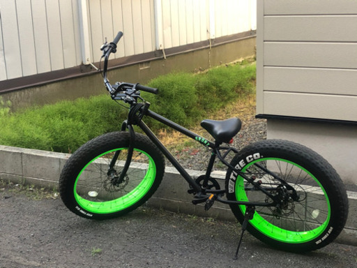 値下げしました。ブロンクス ファットバイク 7段変速 26インチ