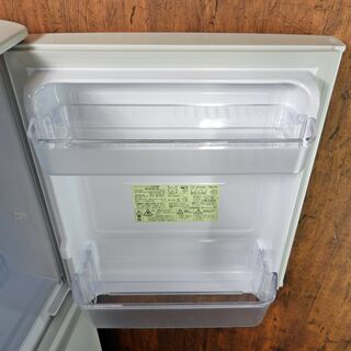 【送料込】シャープ SJ-D14C-W 冷蔵庫 137L 2ドア冷蔵庫(137L) シャープ SJ-D14C-W 2017年製 中古 J0067