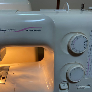 オマケあり 動作確認済み JANOME ジャノメ ミシン Crown Lady 5002 ...