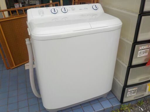 ID:G951636　二槽式洗濯機５．５Ｋ（２０１９年ハイアール製）