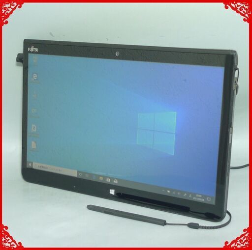 在庫処分 送料無料 タブレット 高速SSD搭載 中古動作良品 Windows10 13.3型 富士通 Q736/M 第6世代Core i5 4GB Wi-Fi Bluetooth webカメラ LibreOffice