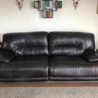 レザーのリクライニングソファー(7000円値下げ)