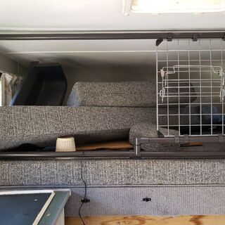 キャンピングカーの箱仮設住宅や物置に！ 自分空間にも最適‼️