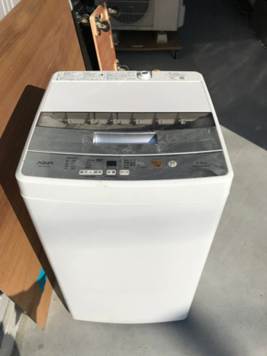 値下げ⭐︎【名古屋市郊外配送可能】アクア　4.5kg洗濯機　AQW-S45G (W) 2019年製