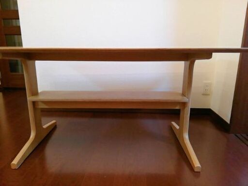 無印良品 リビングでもダイニングでも使えるテーブル 130cm x 65cm