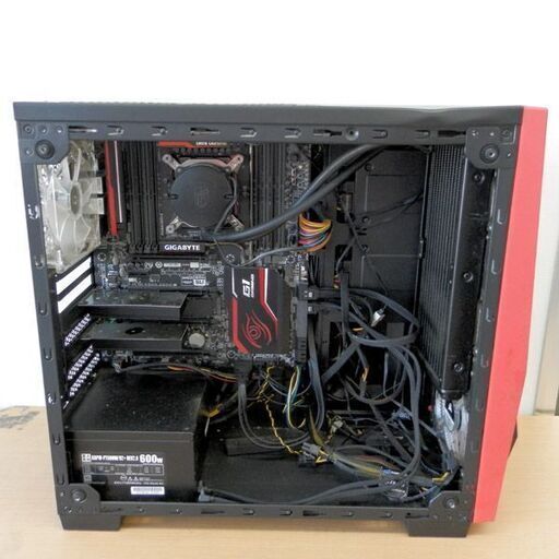 PCケース corsair SPEC-04 Black&Red CC-9011107-WW ミドルタワー型PC 