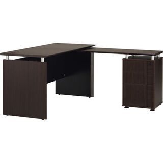 ニトリ L字 システム デスク キャネーラ 140 DBR ダークブラウン 机 ニトリ L字 システム デスク キャネーラ 140 DBR ダークブラウン