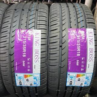 🌞215/35R18⭐新品未使用！交換費用込み！KING BOSS製サマータイヤ入荷しました🌞