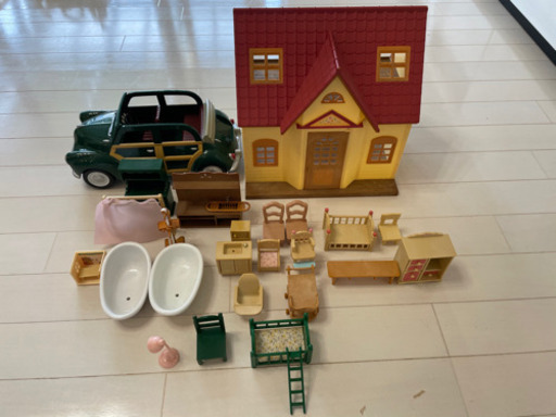 大量 シルバニアファミリー 人形 家 船 家具 大量セット | www