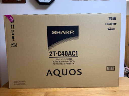 値下げ！新品！未開封！SHARP AQUOS 40インチ TV