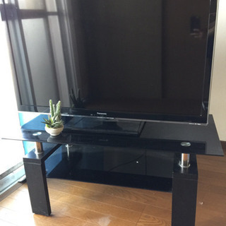 [引き取り限定]panasonic42V型テレビ売ります(テレビ台セット！)