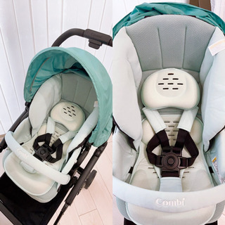 オマケあり）ベビーカー Combi Atto type-L ミントグリーン