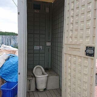 中古仮説トイレ 旭川から