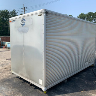 No.507 アルミバン 2t 車 アルミ箱 バイク倉庫 トラックコンテナ 米