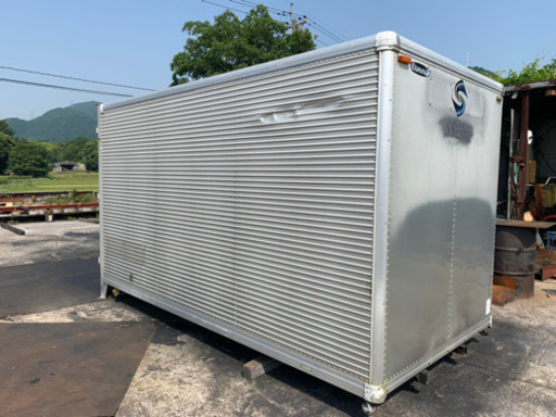 No.870 保冷バン 4t アルミ 箱 バイク 倉庫 トラック コンテナ 米 保管