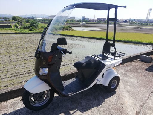 ホンダ ジャイロキャノピー タンデム仕様 エンジンセル一発始動です。
