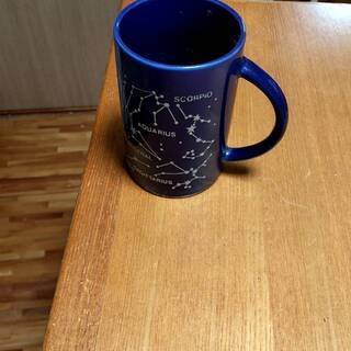 コーヒーカップです。熱湯をいれると線の色が変わったと思います。