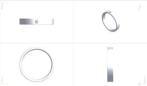 Appleのロゴ入り指輪