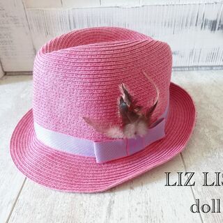 USED【LIZ LISA doll】女の子用 麦わら 中折れ帽...