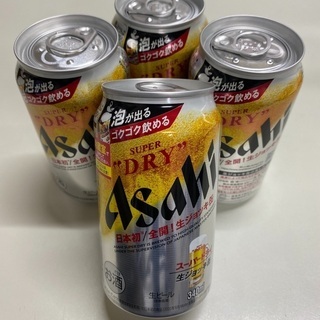 アサヒスーパードライ生ジョッキ缶4缶セット＊お問い合わせが多く返...
