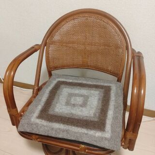 【籐の椅子】回転式