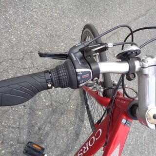 CORSIA 700x28C 3x7速 赤茶 クロスバイク (65)