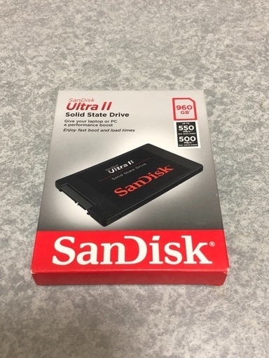 【新品未開封】お譲りします。SanDisk製のSSD960GB