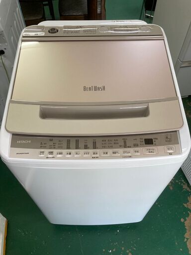 商談中　★未使用品★日立 洗濯機 BW-V80F 8kg 2021年 BEAT WASH ビートウォッシュ