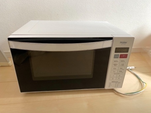 川崎駅近【美品】Haier ヘルツフリー電子レンジ