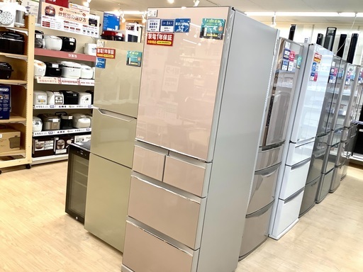 1年保証付！2019年製 MITSUBISHI(三菱)の5ドア冷蔵庫「MR-B46D」