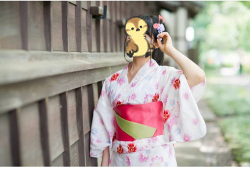 白 ピンク 花柄の可愛い浴衣 まき 相模大野の着物 レディース の中古 リサイクルあげます 譲ります ジモティーで不用品の処分