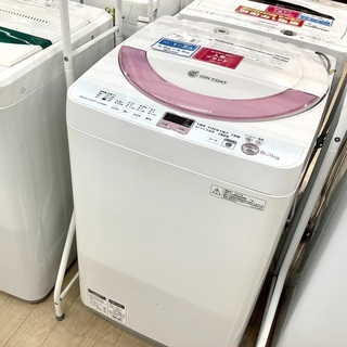 6ヵ月保証付！SHARP(シャープ)の全自動洗濯機 ES-GE6...