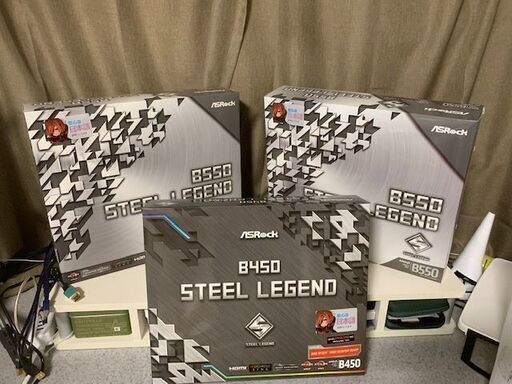 AMD AsRock マザーボードB550 SteelLegend（ATX)（個数1個） 【公式通販】