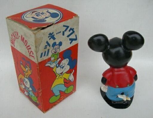 1960年代☆マスダヤ増田屋のミッキーマウス◇ゼンマイ駆動○箱付◇正規