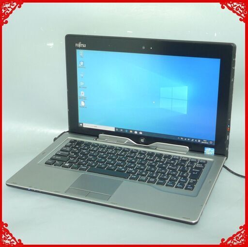 在庫処分 送料無料 1台限定 高速SSD タブレット 中古良品 Windows10 11.6型 富士通 Q702/G Core i5 4GB 無線LAN Wi-Fi Bluetooth webカメラ LibreOffice